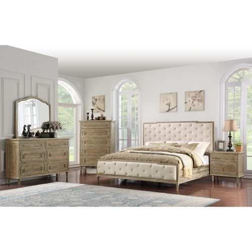Three Posts™ Clintwood Upholstered Bed & Reviews Wayfair
